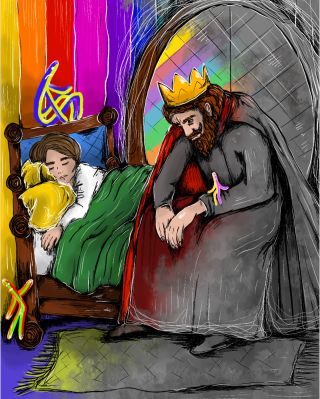 👑 Král má zlatou korunu, velký hrad i plno jídla... ale co z toho, když mu v životě chybí barvy? 🎨 Bez světa plného...